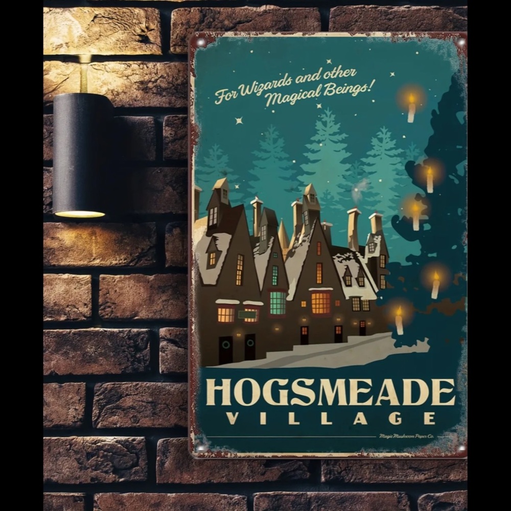 Hogsmeade Metal Sign - Picture 2 of 2